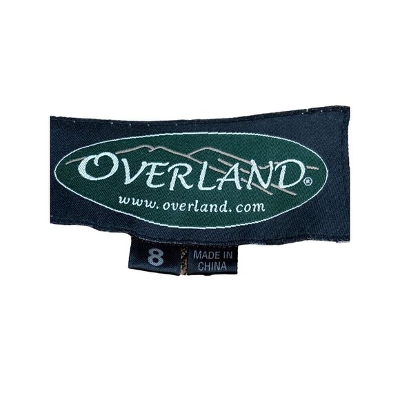 Vintage Overland Patchwork Cropped Jacket Women 8 Tan Suede Connected Crochet - Picture 8 of 11